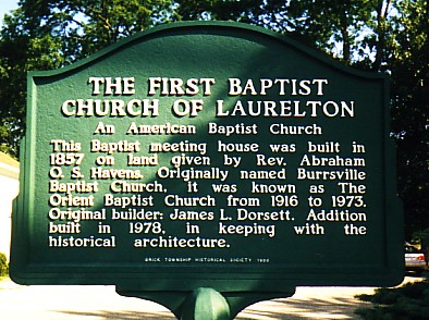 First Baptist Church of Laurelton Cemetery